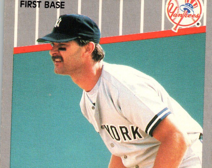 1989 Fleer Don Mattingly Baseball Card #258 - Near Mint Condition