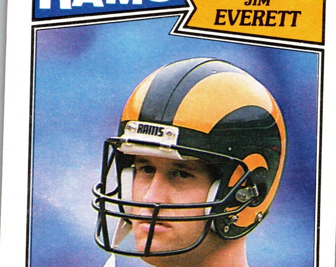 1987 Topps #145 Jim Everett Rookie Card Near Mint Condition