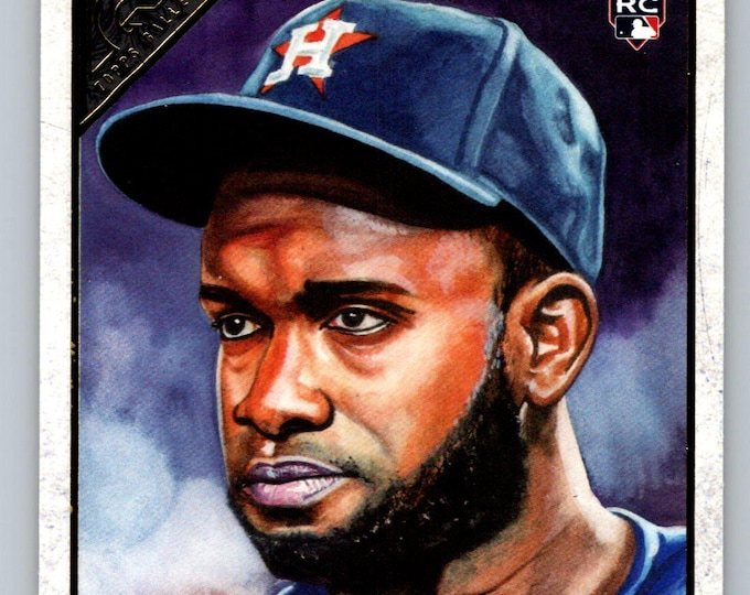 2020 Topps Gallery #16 Yordan Alvarez  Houston Astros with Handmade Stand
