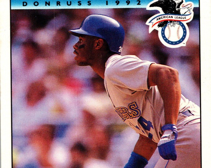 Ken Griffey Jr. 1992 Donruss Baseball Card: Vintage Collector's Item