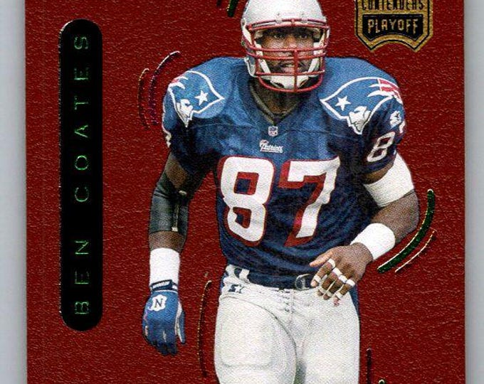 1996 Playoff Contenders Leather #43 Ben Coates G Team: New England Patriots Near Mint/Mint Condition