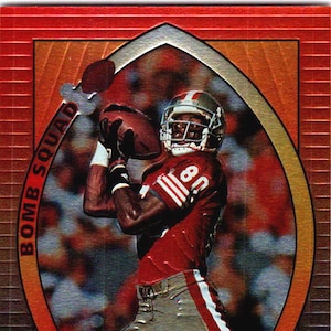 1993 Wild Card Bomb Squad #1 Jerry Rice San Francisco 49er&#39;s