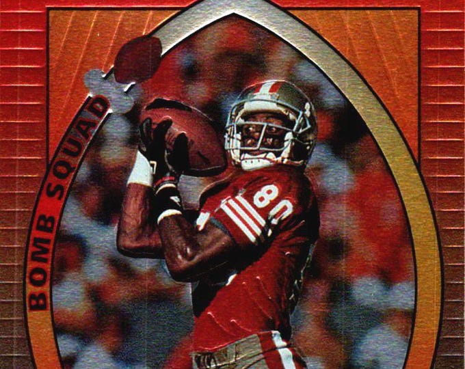 1993 Wild Card Bomb Squad #1 Jerry Rice San Francisco 49er's