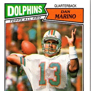 1987 Topps #233 Dan Marino All Pro Miami Dolphins