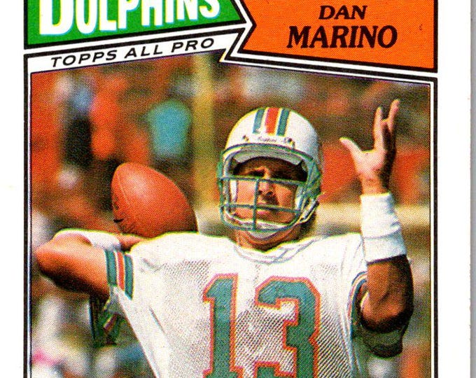 1987 Topps #233 Dan Marino All Pro Miami Dolphins