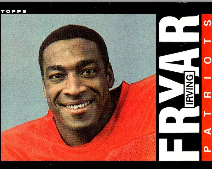 1985 Topps #325 Irving Fryar Rookie Card New England Patriots NM