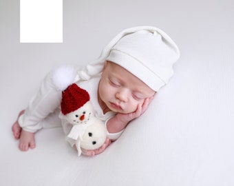 Baby White romper and hat