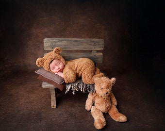 Baby Bear Romper and bonnet