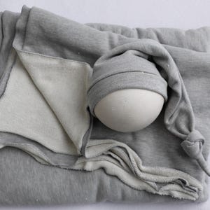 Reversible thick blanket, layer, and hat RTS