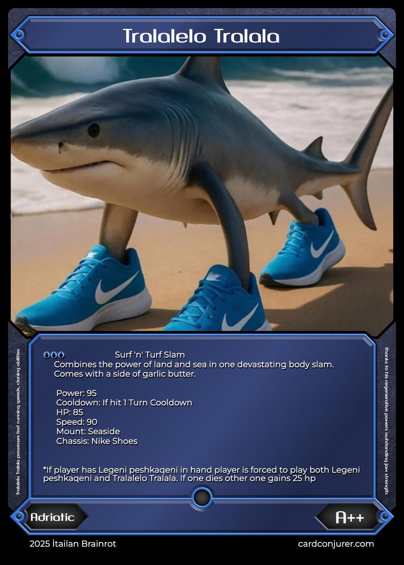 Funky Box Italian Brainrot Trading Card Game - Sammelalbum Mit Italienischen Meme Karten