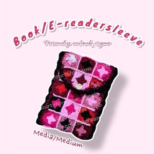Crochet Book Cover/Handmade Book Cover/Reader Gift/Kindle Case/Booksleeve