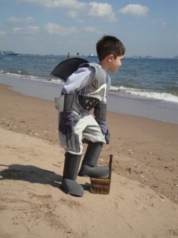 Items similar to Sharkboy Costume 7 Piece Awesome Shark Boy with long sleeve shirt on Etsy