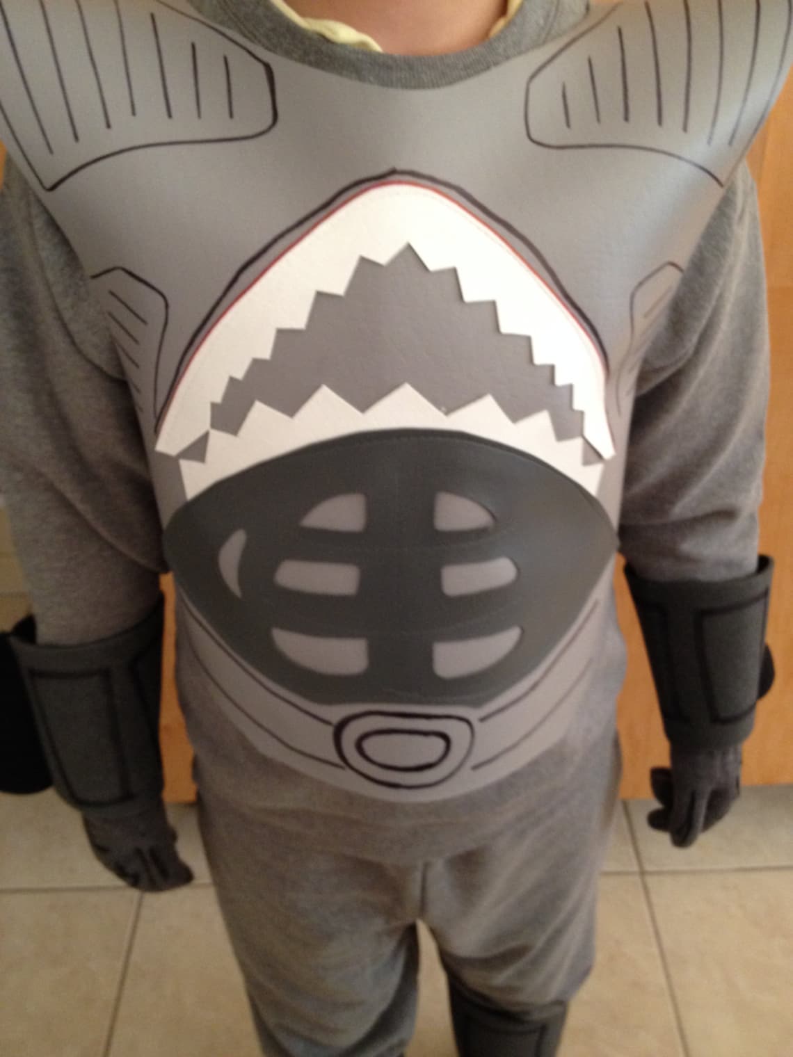 Sharkboy Costume 7 Piece Awesome Shark Boy Etsy