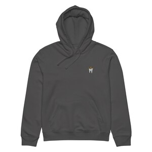 Tooth & Cowboy Hat Embroidered Unisex Organic Mid-Weight Hoodie