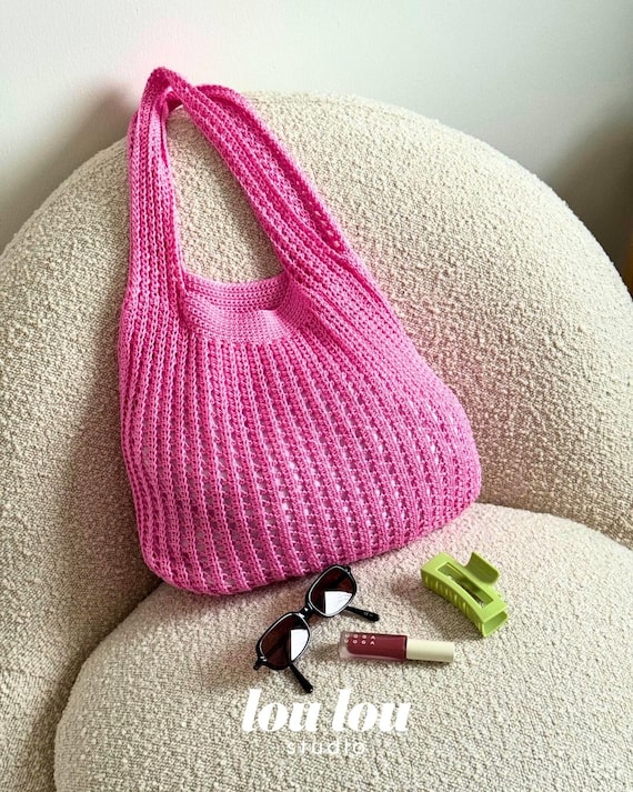 Isla Mesh Crochet Bag Pattern | Summer Tote (PDF Pattern) - Etsy
