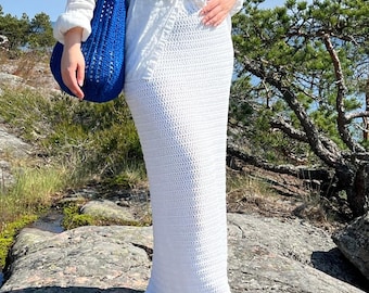 Crochet Maxi Skirt Pattern: Made-to-Measure PDF (Digital Download)