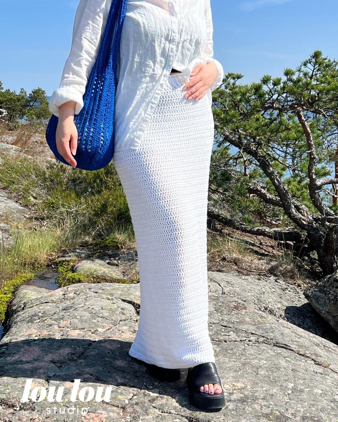 22 Maxi Skirt Crochet Patterns to Make for Summer, Festivals, and Beyond 7 Crochet Maxi Skirt Pattern: Made-to-Measure