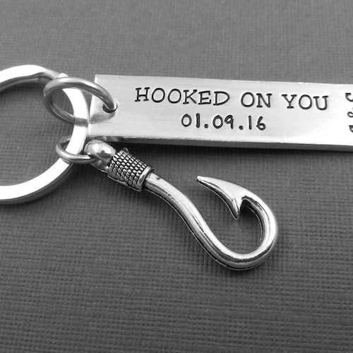 Anniversary Gift Accessories Hooked on You Personalized Etsy