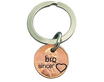 Bro Since Engraved Penny - Gift for Him - Daughter Gift For - Engraved Penny - Son Gift For - New Bro - Brother gift - Birthday