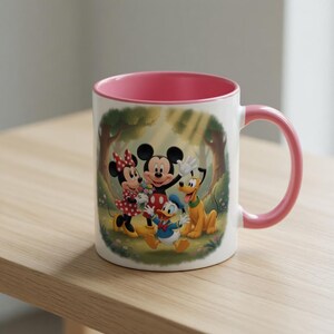 Disney Mickey Friends Mug Mothers Day Gift for Mom Cute Minnie Mickey Coffee Cup Gift for Mom Disney Lover Family Mug