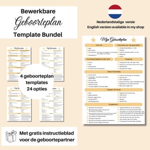 Birth Plan Editable Template, Printable Birth Preferences, Labor and Delivery Checklist, Canva Birth Plan, hospital birth plan,doula support