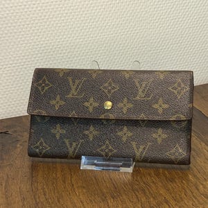 Portafoglio lungo Louis Vuitton Portefeuille International Monogram M61215 marrone