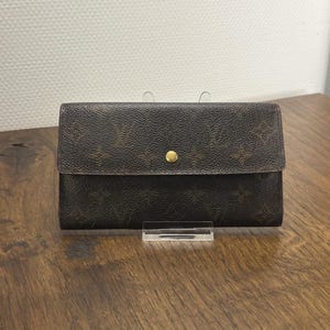 Louis Vuitton Portefeuille International Monogram Lange Brieftasche M61215 Braun