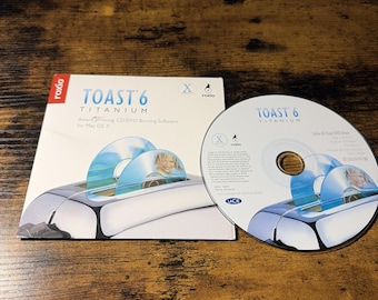 Roxio Toast Titanium 6 Original CD with license for Macintosh Computers
