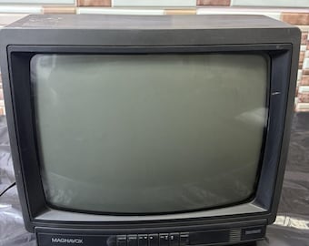13" Magnavox kleuren-tv CRT Model RR 1333 C403 Retro gamingvideo Geen afstandsbediening!