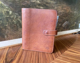Persönliche Größe echter Leder Vintage Mulberry Oak Kalender