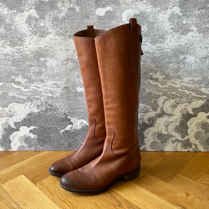 Vintage leather boots - Brown riding boots - Sam Edelman boots size 7,5