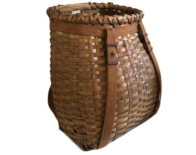 Trapper Pack Basket / Adirondack Pack Baskets / Trapper Basket / Etsy