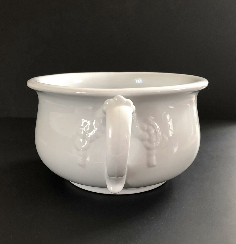 Antique English Chamber Pot J & G Meakin Ironstone Chamber Etsy