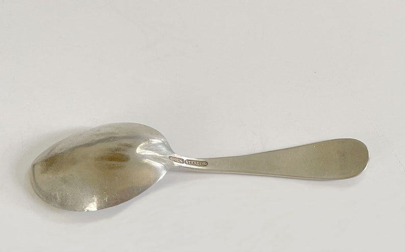 Antique Sterling Old Mother Hubbard Watson Company Baby Spoon Souvenir / Nursery Rhyme Baby Spoon image 4