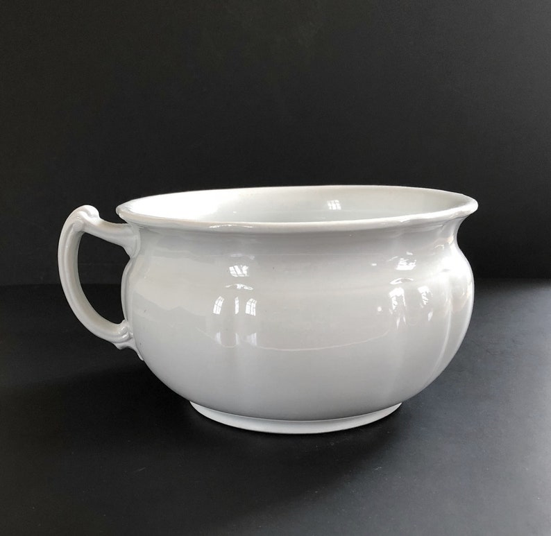 Antique English Chamber Pot J & G Meakin Ironstone Chamber Etsy