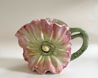 Fitz & Floyd Strasbourg Garden Creamer / Fitz and Floyd Pink Floral Creamer