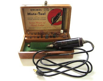 1947 Dremel Moto-Tool Model No. 2 in Wood Case AS IS