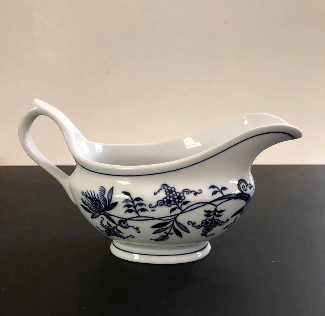 Zwiebelmuster Blue White GRAVY BOAT / Meissen Zwiebelmuster Etsy