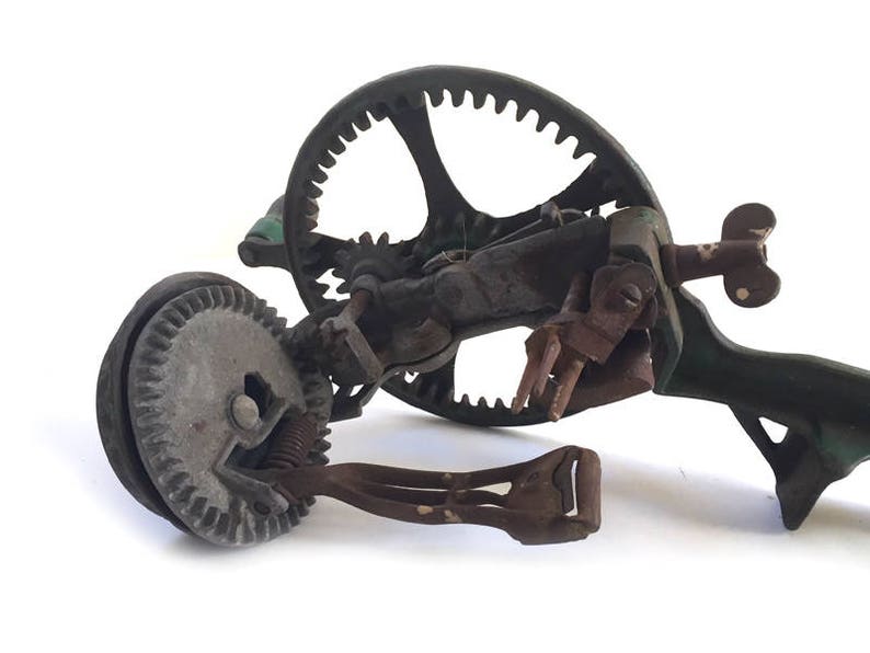 Antique Reading 78 Apple Peeler // Hand Crank Cast Iron Apple Etsy