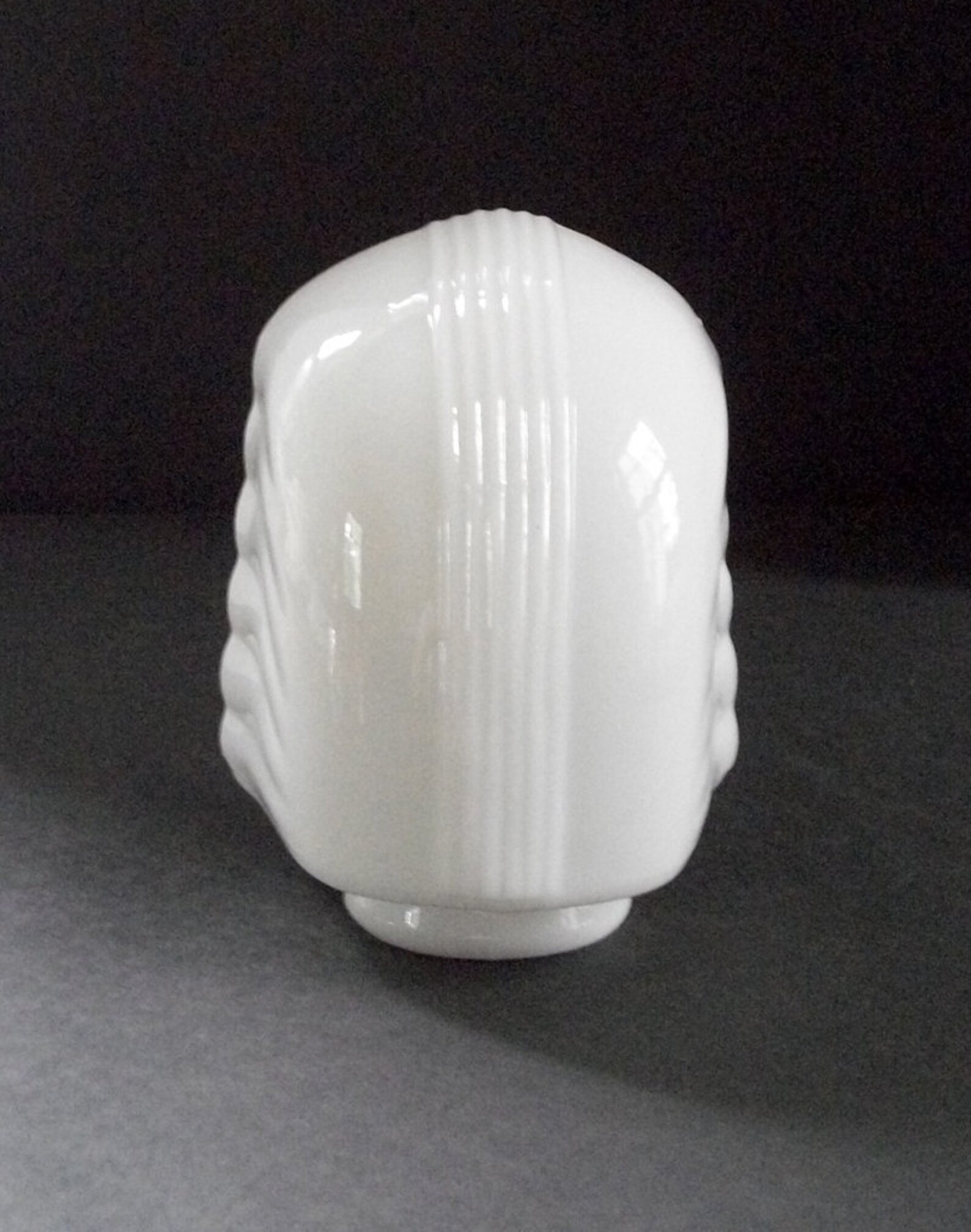Vintage Milk Glass Bathroom Light Fixture Replacement Shade Etsy