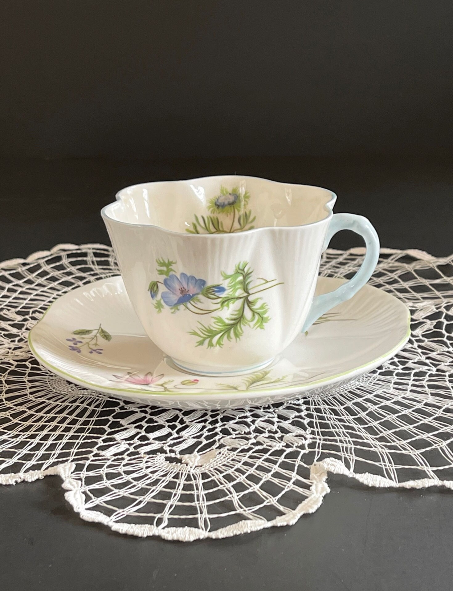 シェリー Shelley Blue Poppy Ludlow Shape 【公式通販】