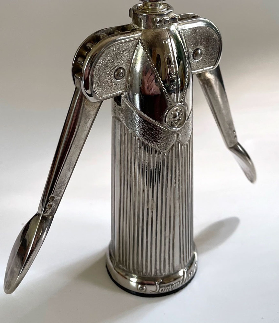 Sommelier Corkscrew Wine Bottle Opener / Silverplate Pierre Etsy