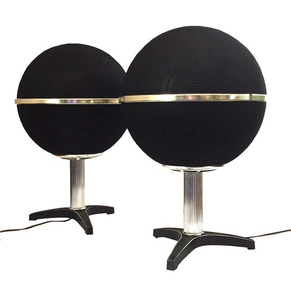 vintage round speakers