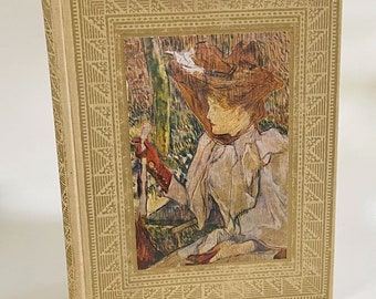 Blank Journal with Henri de Toulouse-Lautrec Woman in Gloves Art on Cover