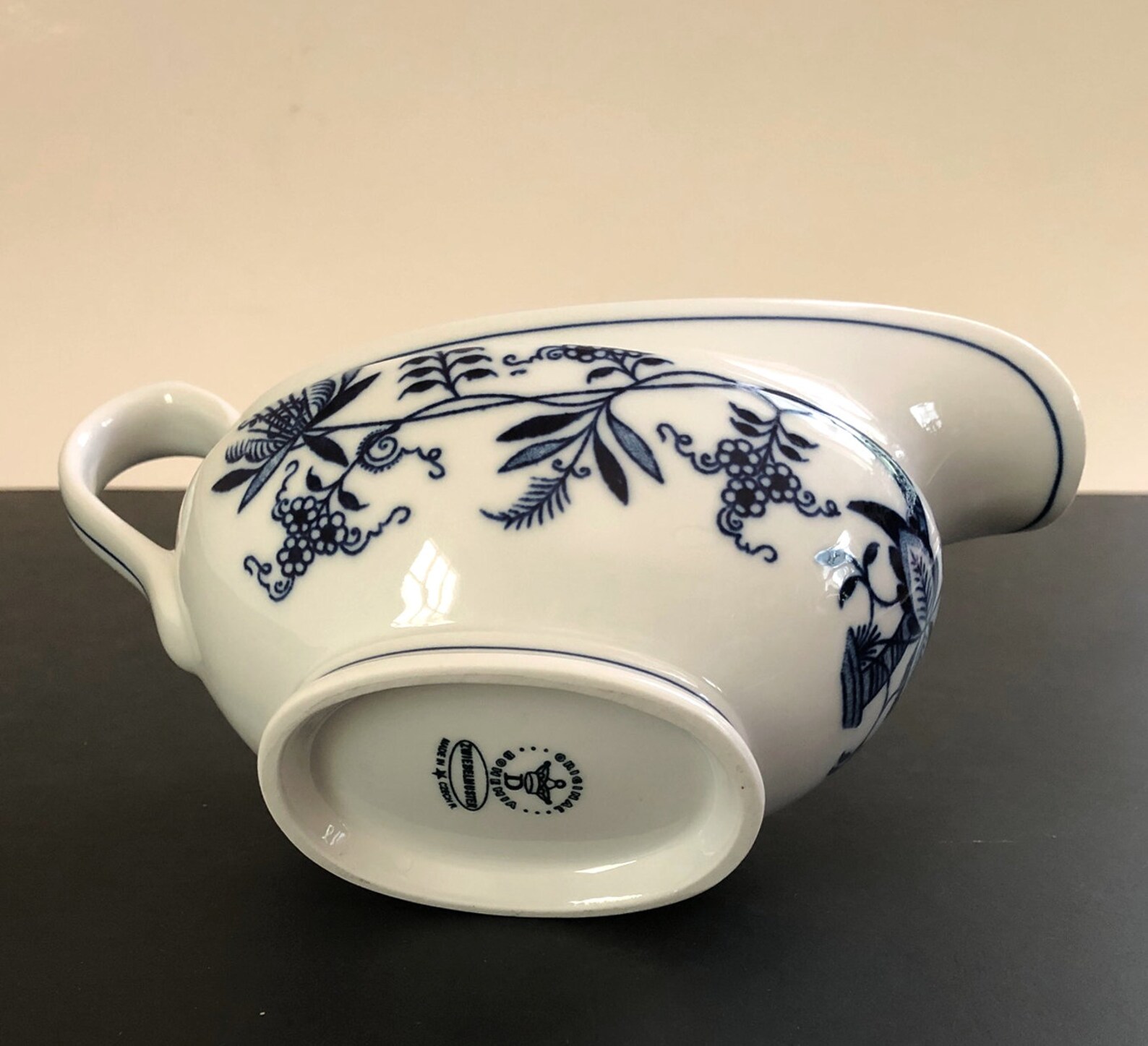 Zwiebelmuster Blue White GRAVY BOAT / Meissen Zwiebelmuster Etsy