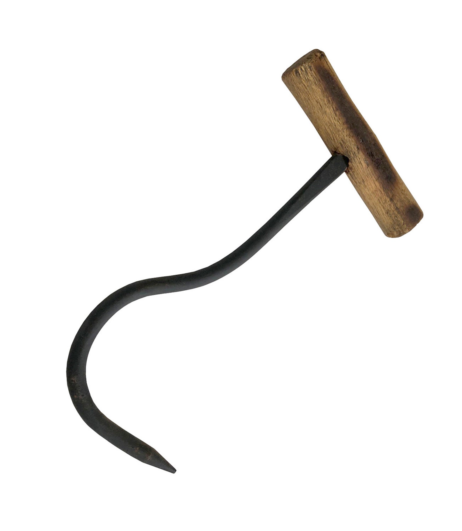 Vintage Wood Handle Metal Hay Bail Hook Hook Farmhouse Tool Etsy