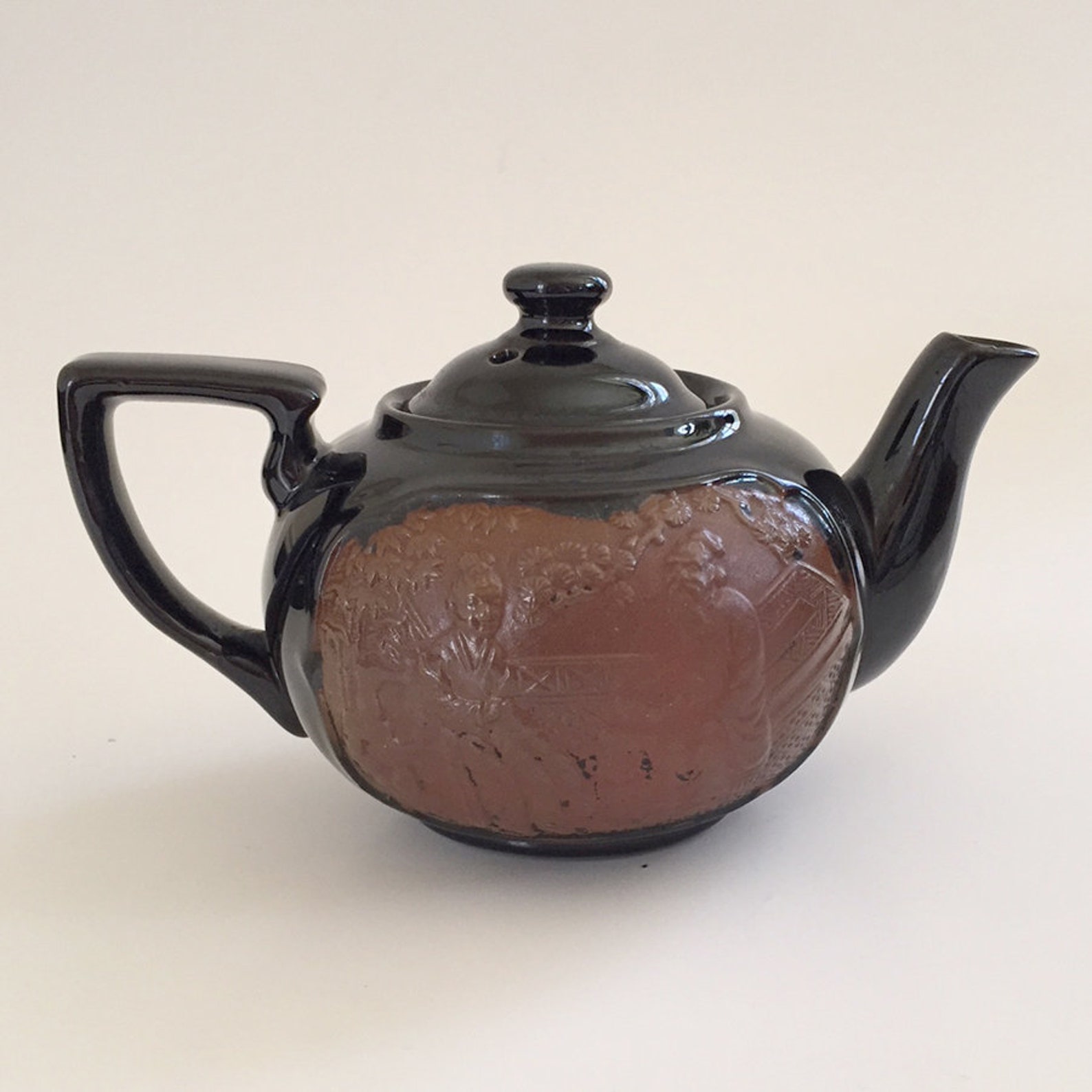 Chinese Red Clay Teapot / Small Vintage Chinese Teapot / Etsy