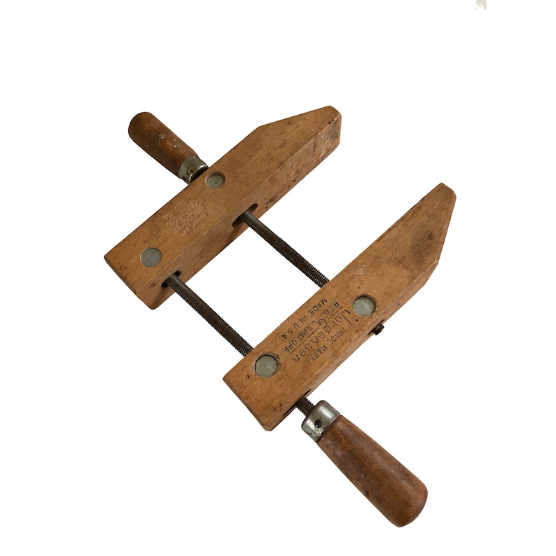 3 Wooden Handscrew Clamps / Woodworking Clamps / Etsy