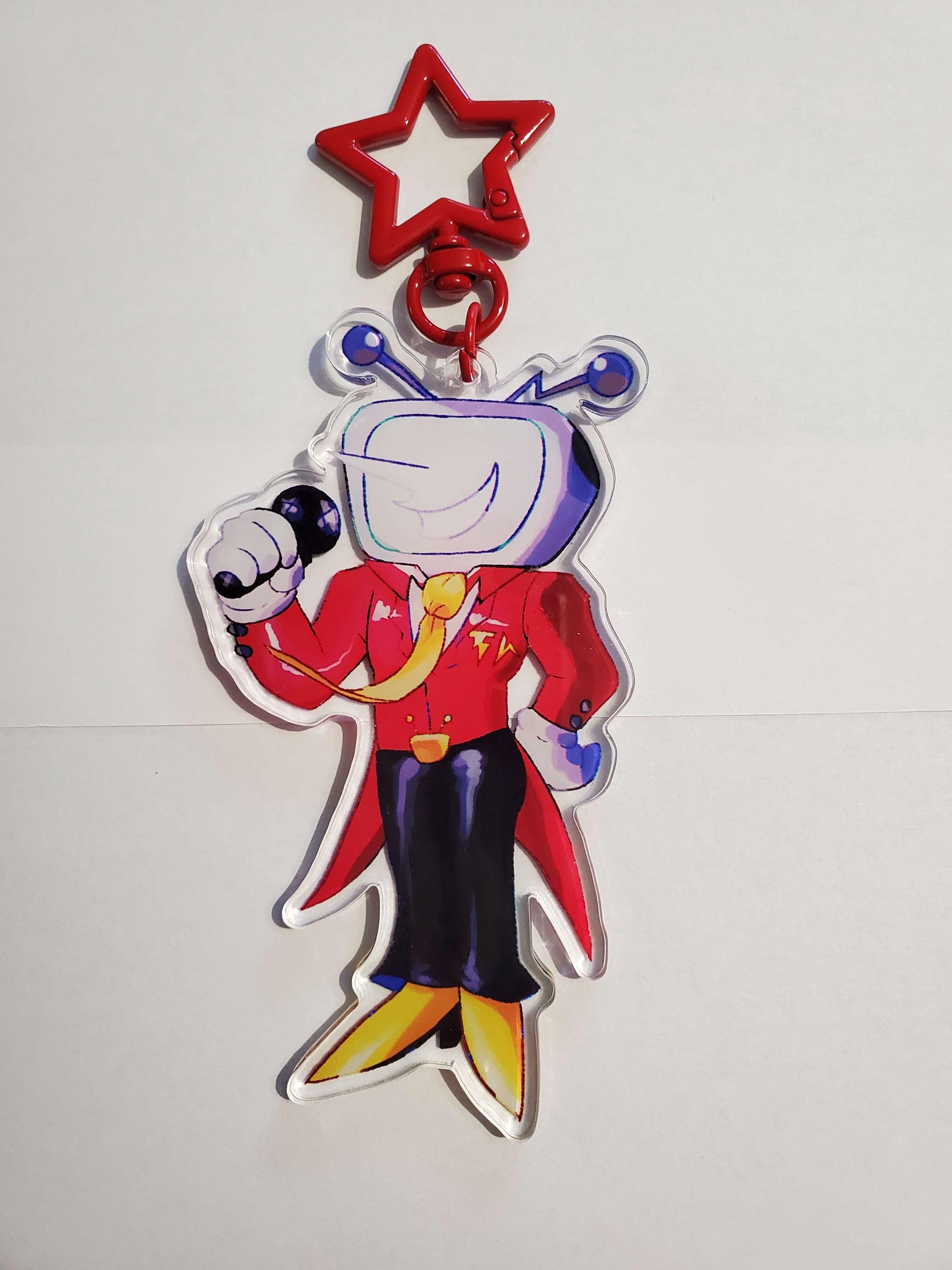 deltarune chapter 3 Tenna Jumbo charm double sided