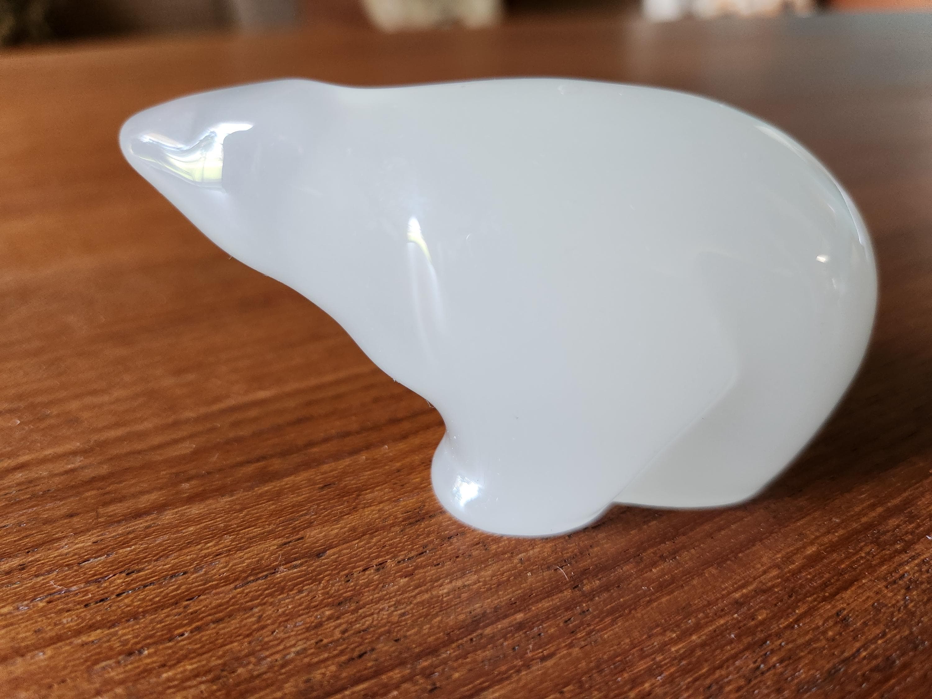 Hadeland Norway Glass Polar Bear - Etsy